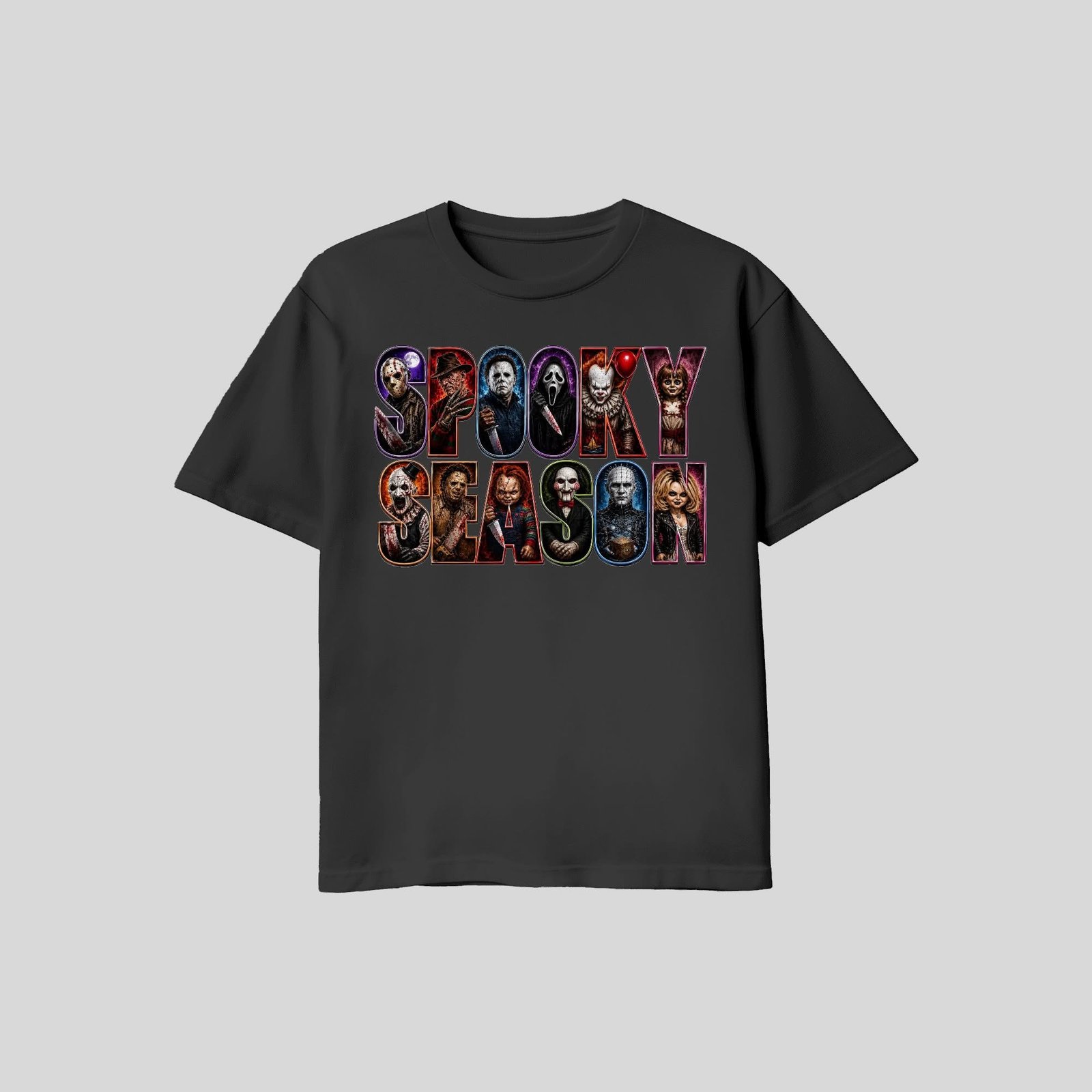 Custom printed Spooky Season Halloween t-shirt
